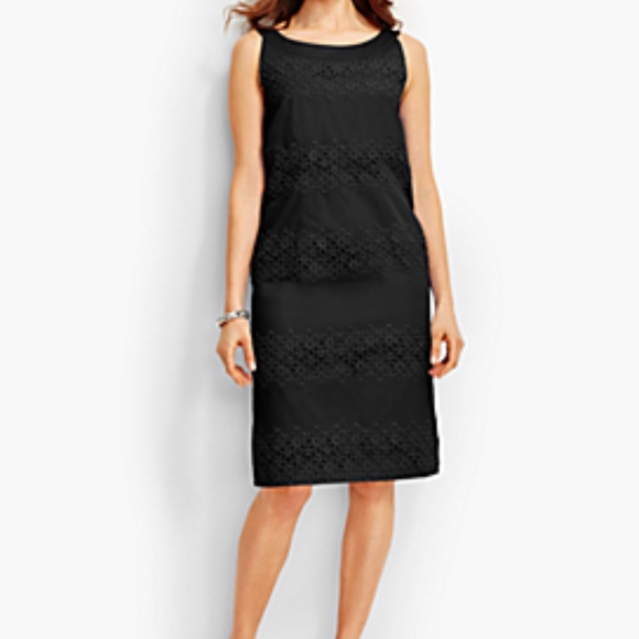 Talbots Dresses & Skirts - Talbots Floral Lace Trimmed Sheath Dress